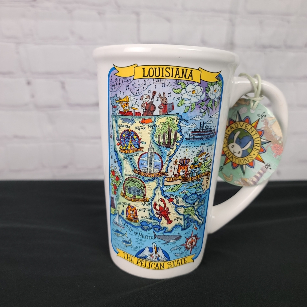 Louisiana  The Pelican State. Jumbo 20oz Mug.